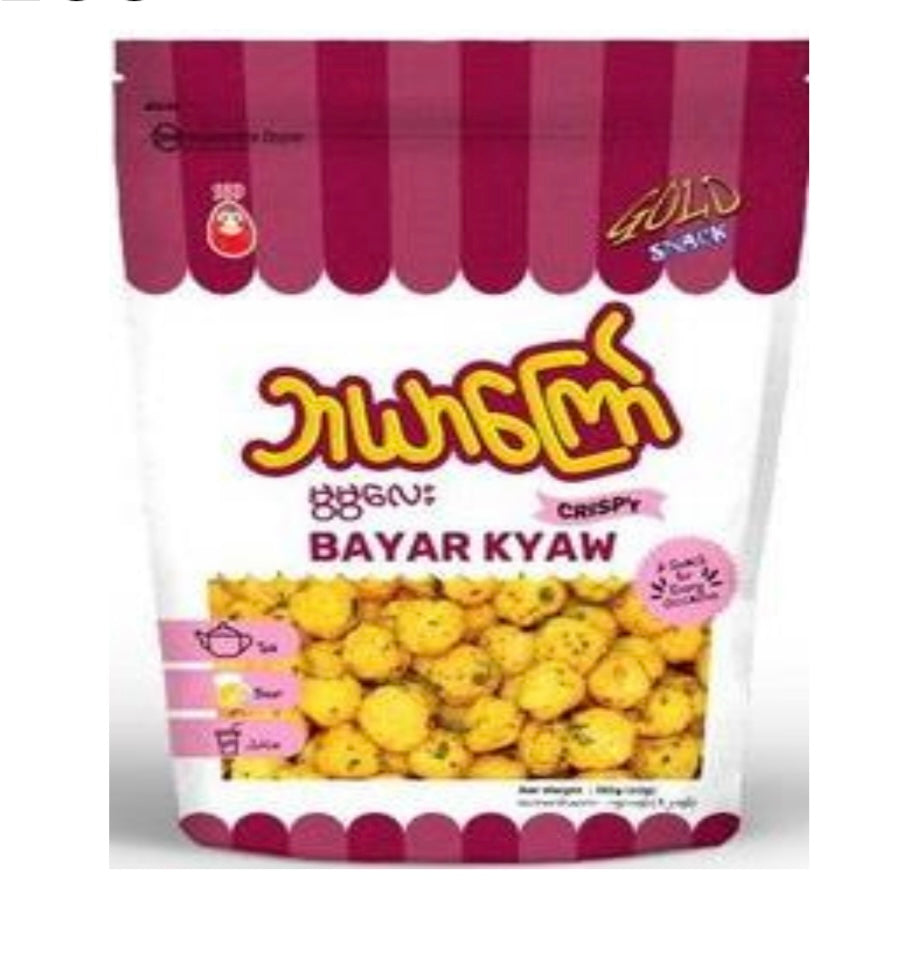 Gold Snack - Bayar Kyaw  ဂိုးစနပ်-ဘယာကြော်150g