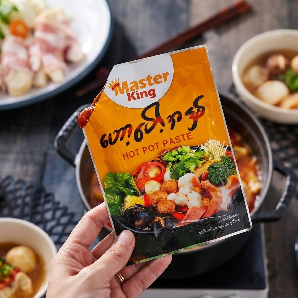 Master King - Hot Pot Paste  မာစတာကင်း-ဟော့ပေါ့အနှစ်100g