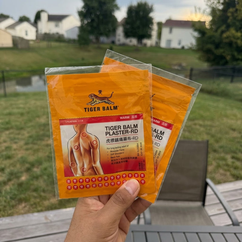 Tiger Balm - Plaster Warm (Red) 3ct