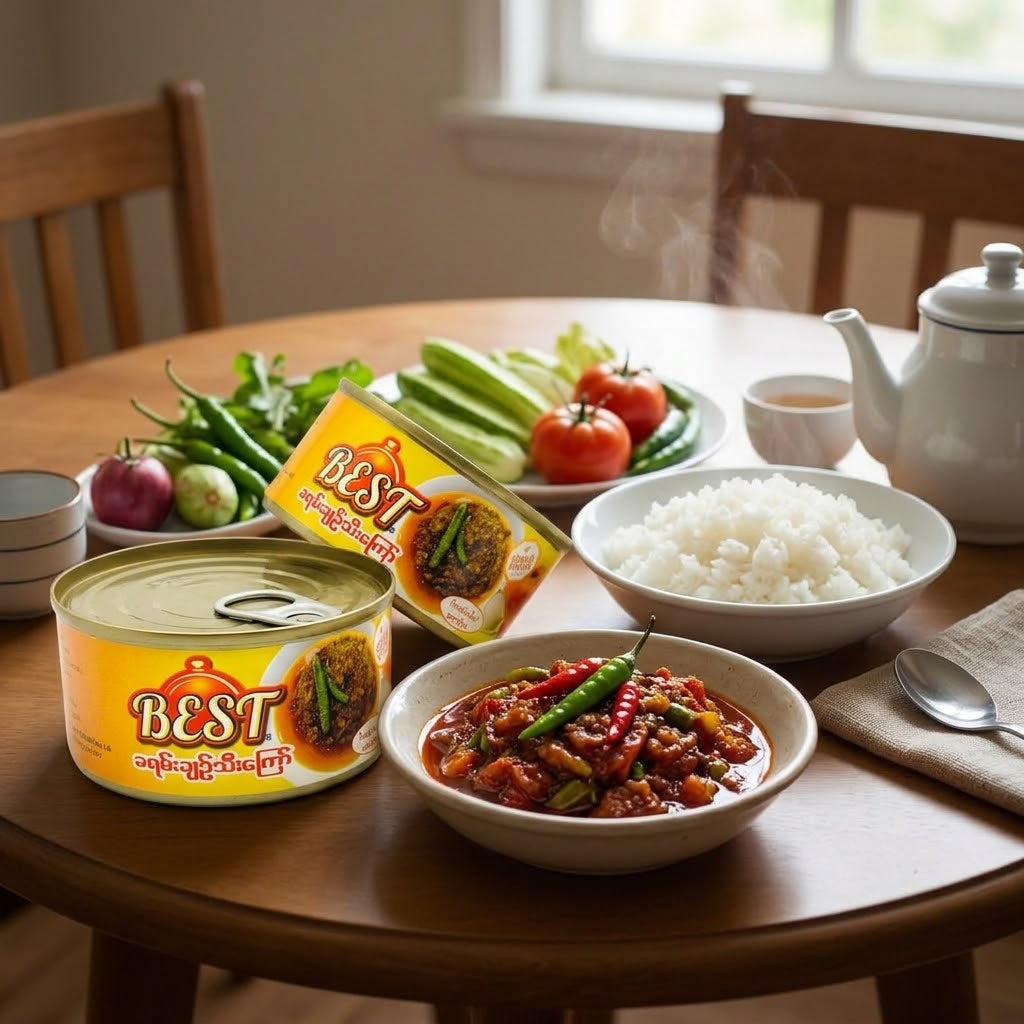 Best –Spicy Tomato Paste(Best-ခရမ်းချဉ်သီးကြော်)155g