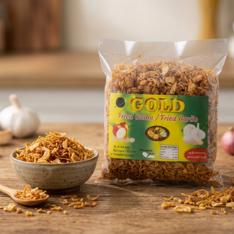 Gold - Fried Onion  ဂိုး-ကြက်သွန်နီကြော် 160g