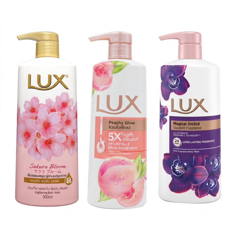 Lux- Body Wash  လပ်-ရေချိုးဆပ်ပြာ 450ml