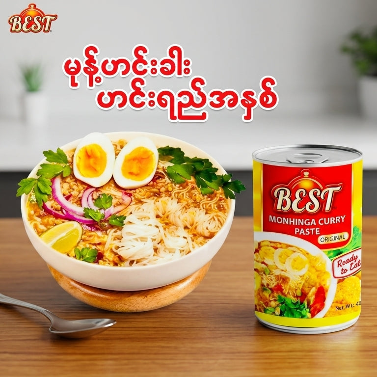 Best - Mont Hin Kha  ဘတ်စ်-မုန့်ဟင်းခါးနှစ်440g