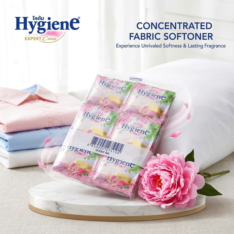 Hygiene Fabric Softener  ဟိုင်ဂျမ်းနစ်-အဝတ်လျှော်အမွှေးဆီ (20gx10pcs)