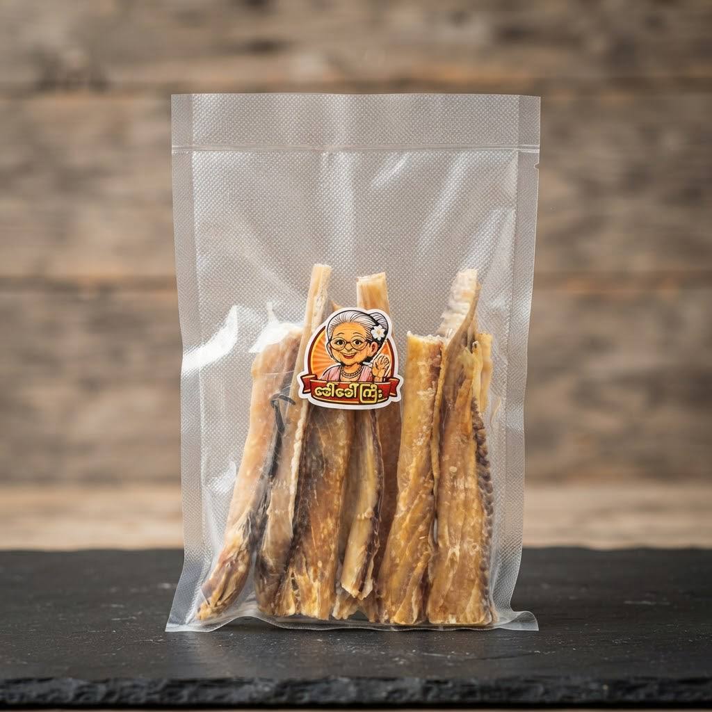 Daw Daw Gyi (Dried Mackerel Fish) - ဒေါ်ဒေါ်ကြီး ငါးကွမ်းရှပ်ခြောက် 330g